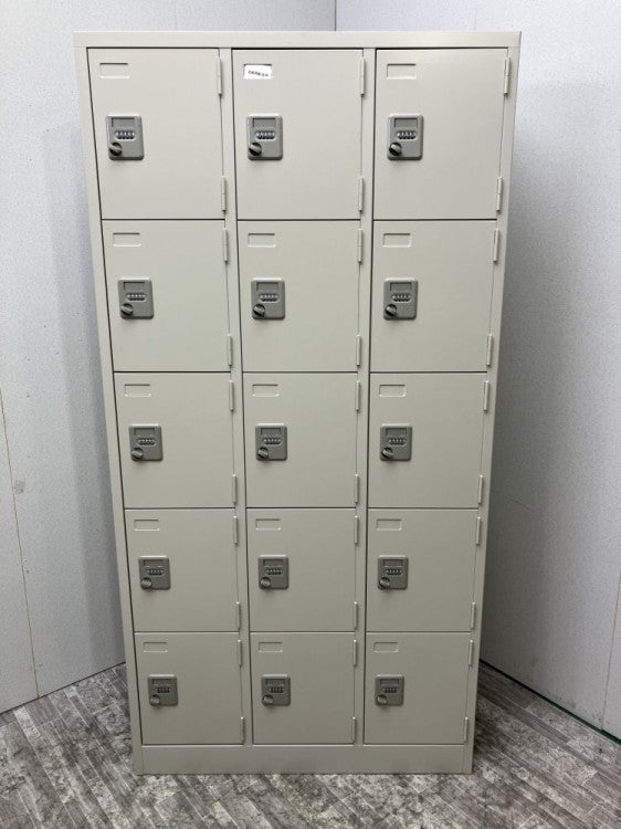 TRUSCO/トラスコダイヤル式15人用ロッカー 商品画像1