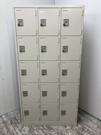 TRUSCO/トラスコダイヤル式15人用ロッカー 商品画像1