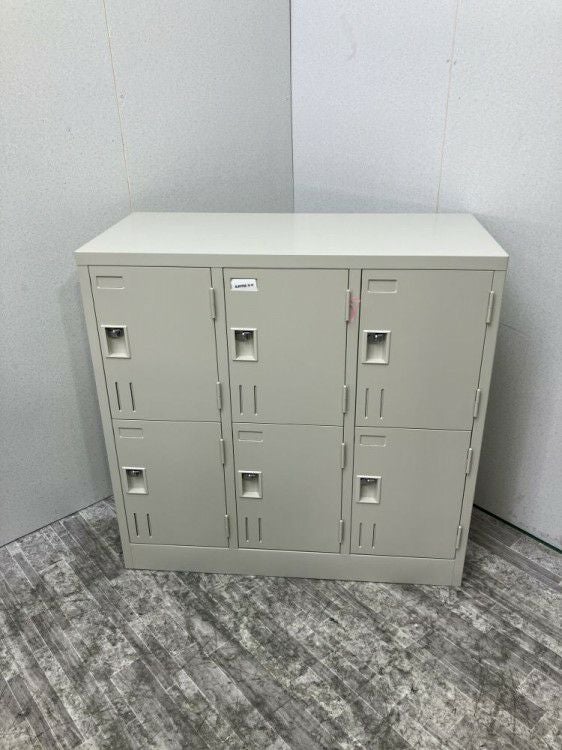 TRUSCO/トラスコ南京錠式6人用ロッカー 商品画像1