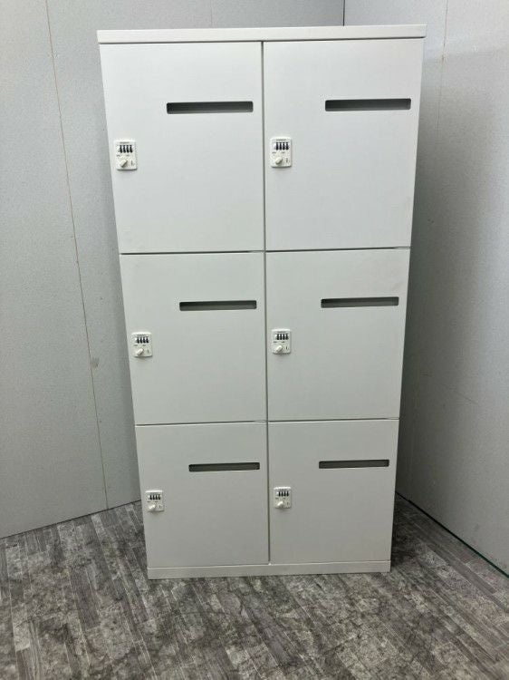 オカムラレクトラインシリーズ ダイヤル式6人用パーソナルロッカー 商品画像1