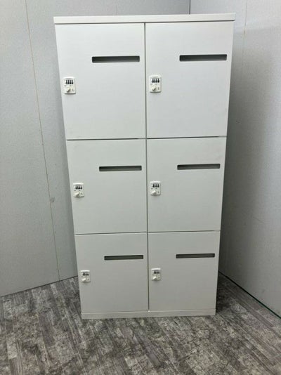 オカムラレクトラインシリーズ ダイヤル式6人用パーソナルロッカー 商品画像1