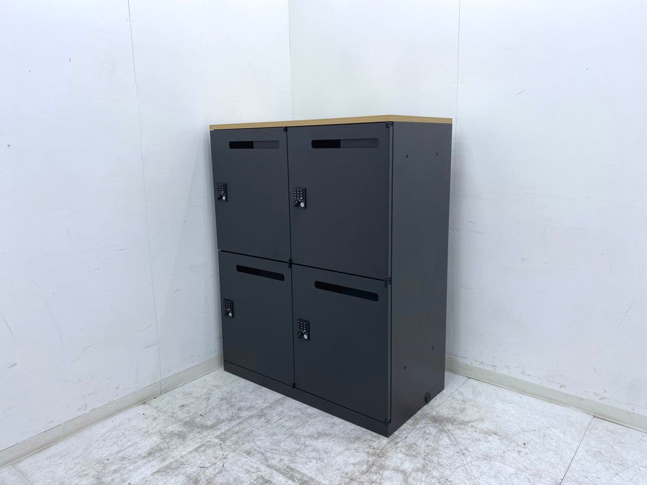 クロガネ4人用パーソナルロッカー 商品画像2