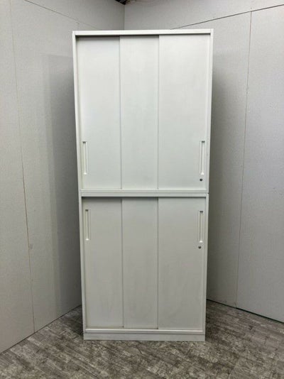 ウチダ（内田洋行）HS(ハイパーストレージ)シリーズ 3扉スライド上下書庫 商品画像1