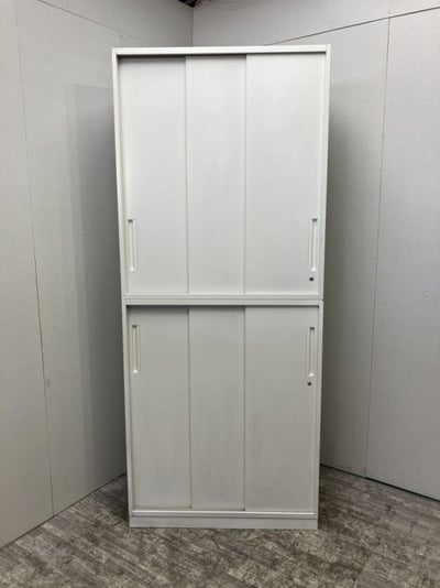 ウチダ（内田洋行）HS(ハイパーストレージ)シリーズ 3扉スライド上下書庫 商品画像1