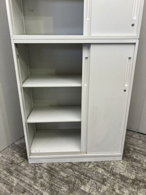 ウチダ（内田洋行）HS(ハイパーストレージ)シリーズ 3扉スライド上下書庫 商品画像6