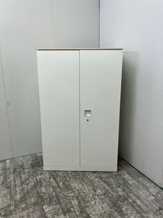 オカムラレクトラインシリーズ 天板付両開き書庫 商品画像1