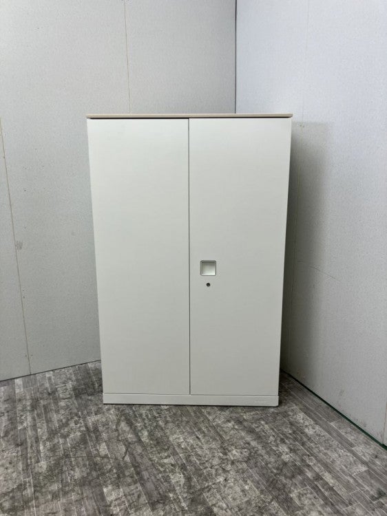 オカムラレクトラインシリーズ 天板付両開き書庫 商品画像1