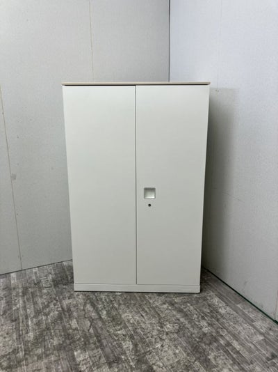 オカムラレクトラインシリーズ 天板付両開き書庫 商品画像1