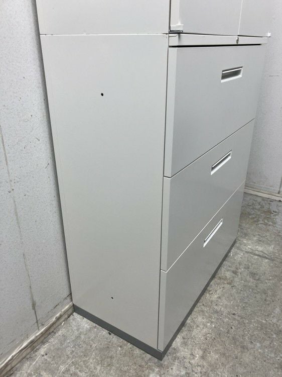 INABA/イナバリベスト（Rivest）シリーズ 両開きラテラル上下書庫 商品画像9