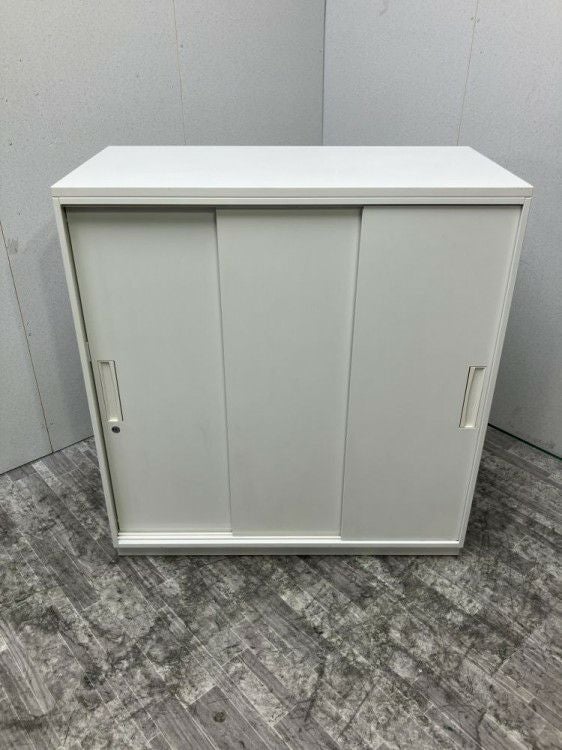 DSKデリカウォールVシリーズ 天板付3扉スライド書庫 商品画像1