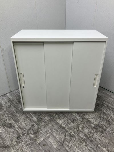 DSKデリカウォールVシリーズ 天板付3扉スライド書庫 商品画像1