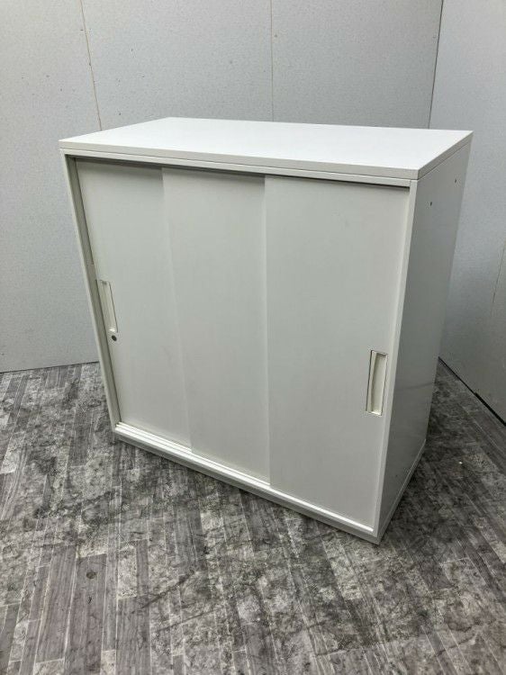 DSKデリカウォールVシリーズ 天板付3扉スライド書庫 商品画像2