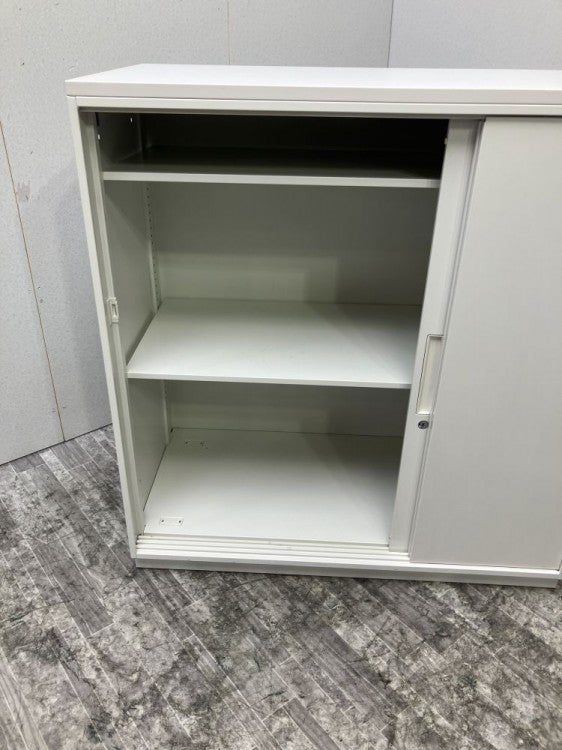 DSKデリカウォールVシリーズ 天板付3扉スライド書庫 商品画像3