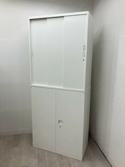 オカムラレクトラインシリーズ スライド両開き上下書庫 商品画像1