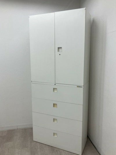 オカムラレクトラインシリーズ 両開きラテラル上下書庫 商品画像1