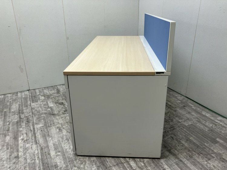 ウチダ（内田洋行）SCAENA(スカエナ)シリーズ　Kタイプ デスクパネル付1600両袖デスク 商品画像5