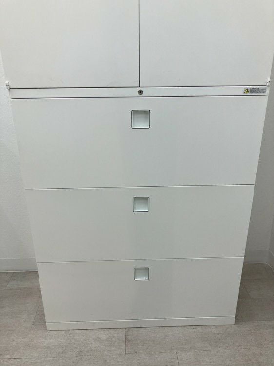 オカムラレクトラインシリーズ 両開きラテラル上下書庫 商品画像8