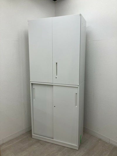 ウチダ（内田洋行）HS(ハイパーストレージ)シリーズ 両開きスライド上下書庫 商品画像1