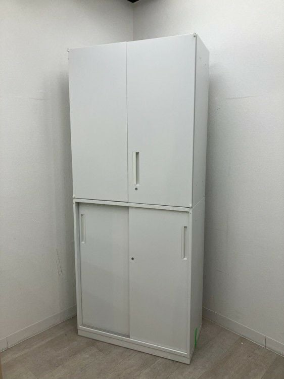 ウチダ（内田洋行）HS(ハイパーストレージ)シリーズ 両開きスライド上下書庫 商品画像1