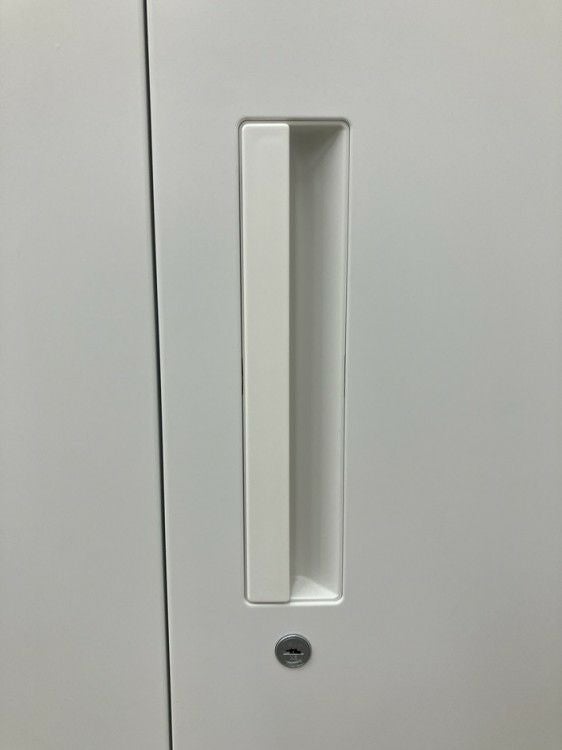 ウチダ（内田洋行）HS(ハイパーストレージ)シリーズ 両開きスライド上下書庫 商品画像6