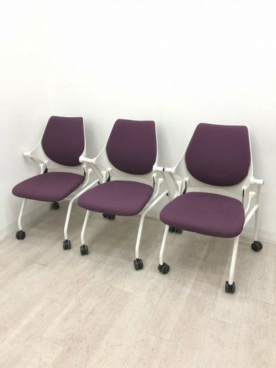 イトーキipsa(イプサ)シリーズ ネスティングチェア3脚セット 商品画像1