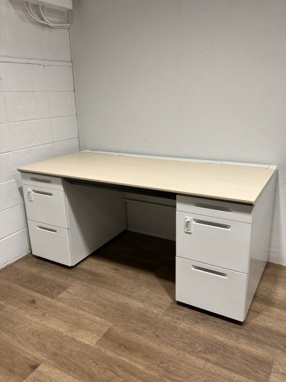 コクヨisシリーズ 1600両袖デスク 商品画像1