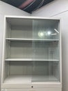 3段ラテラル・ガラス引違い上下書庫 商品画像3