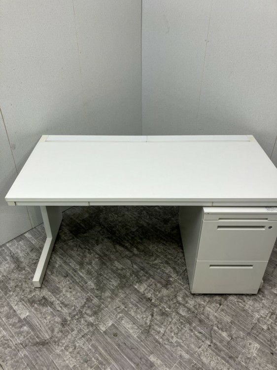 ウチダ（内田洋行）1400平デスク＋ワゴンセット 商品画像4