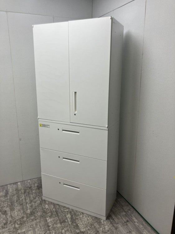 ウチダ（内田洋行）HS(ハイパーストレージ)シリーズ 3段ラテラル・両開き上下書庫 商品画像2