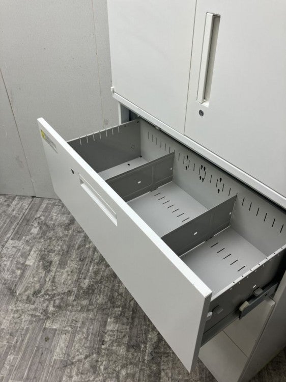 ウチダ（内田洋行）HS(ハイパーストレージ)シリーズ 3段ラテラル・両開き上下書庫 商品画像7