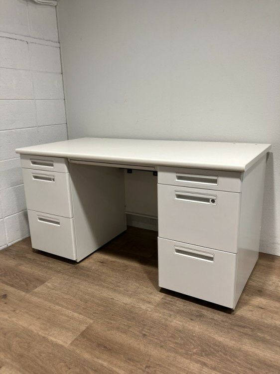 ナイキXEDH型シリーズ 1400両袖デスク 商品画像1