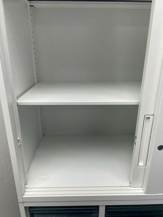 コクヨEDIA(エディア)シリーズ ガラススライドクリアケース上下書庫 商品画像8