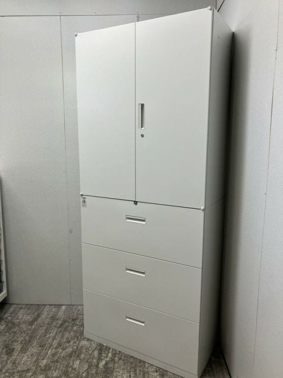 ライオン3段ラテラル・両開き上下書庫 商品画像2