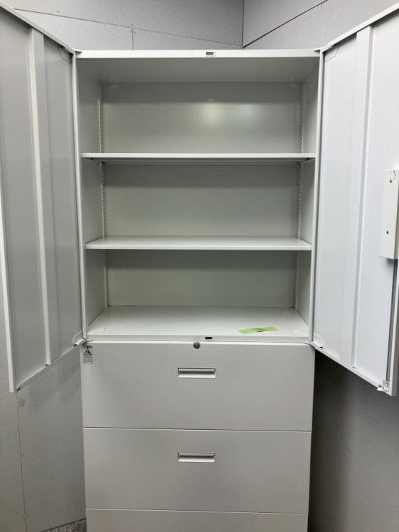 ライオン3段ラテラル・両開き上下書庫 商品画像3