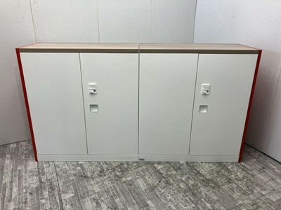 オカムラレクトラインシリーズ ダイヤル式天板付両開き書庫2台セット 商品画像1