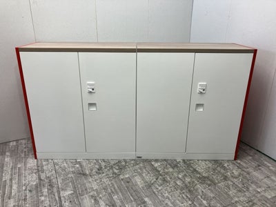オカムラレクトラインシリーズ ダイヤル式天板付両開き書庫2台セット 商品画像1