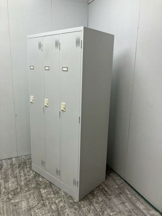 豊国工業ダイヤル式3人用ロッカー 商品画像2