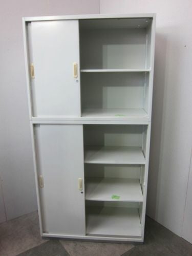 プラスLX-5(エルエックス-ファイブ)シリーズ 3扉スライド上下書庫	 商品画像4