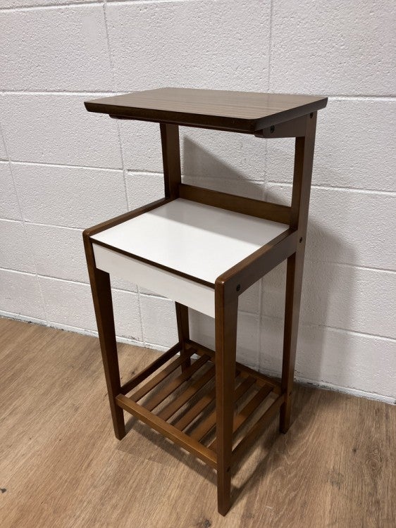 【美品】カリモク　電話台　最安値　アンティーク カリモク家具（KARIMOKU FURNITURE） カリモク 電話台・ファックス台 電話台・ファックス台