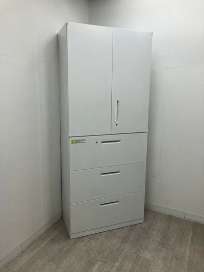 ウチダ（内田洋行）HS(ハイパーストレージ)シリーズ 両開きラテラル上下書庫 商品画像1