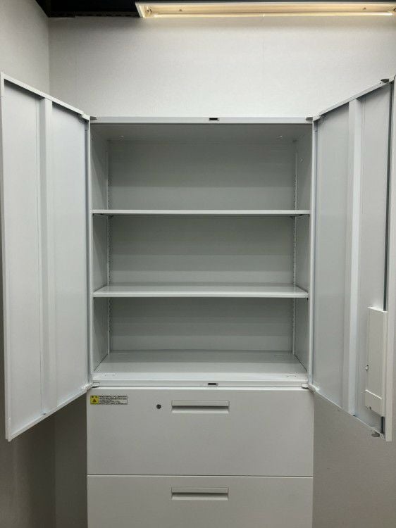 ウチダ（内田洋行）HS(ハイパーストレージ)シリーズ 両開きラテラル上下書庫 商品画像15