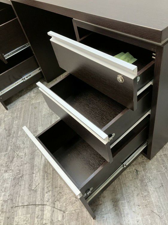 井上金庫役員室用1500両側デスク 商品画像5