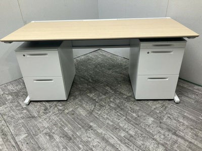 コクヨLEVIST(レヴィスト)シリーズ 1600平デスク+ワゴンセット 商品画像1