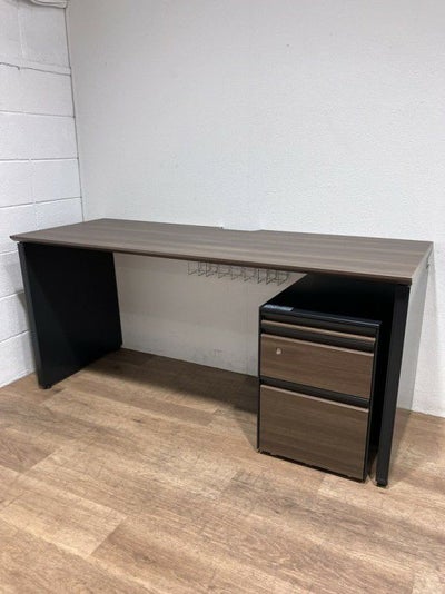 オカムラPro Unit(プロユニット)シリーズ 1600平デスク＋ワゴンセット 商品画像1