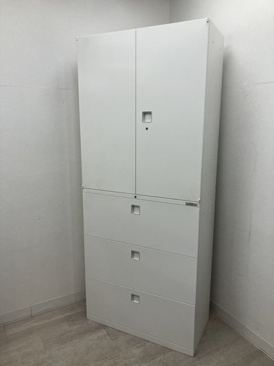 オカムラレクトラインシリーズ 両開きラテラル上下書庫 商品画像1