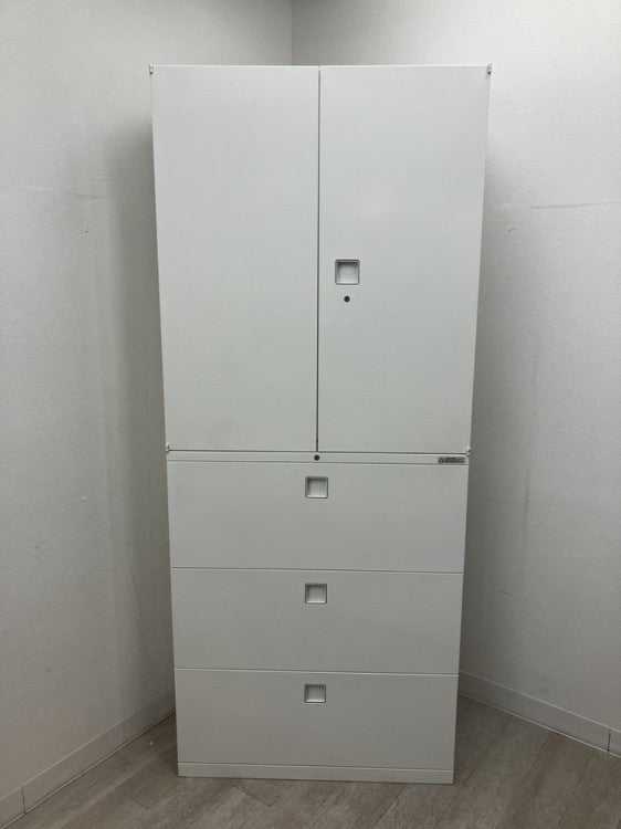 オカムラレクトラインシリーズ 両開きラテラル上下書庫 商品画像2
