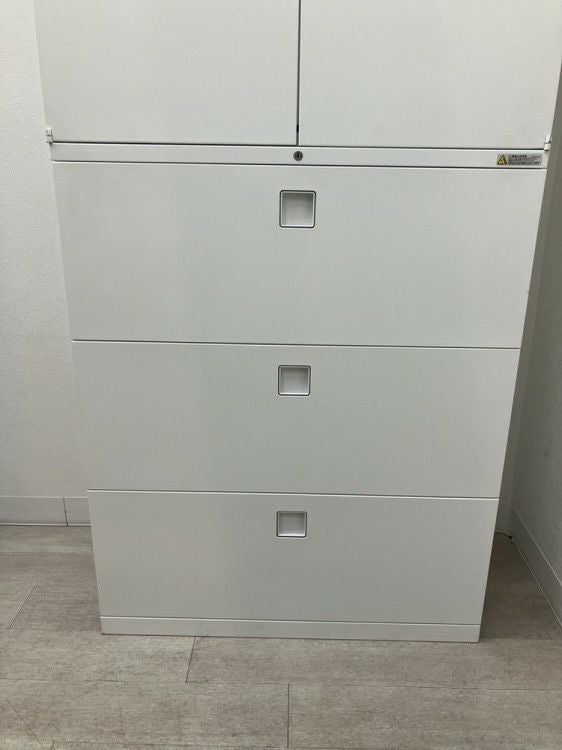 オカムラレクトラインシリーズ 両開きラテラル上下書庫 商品画像9