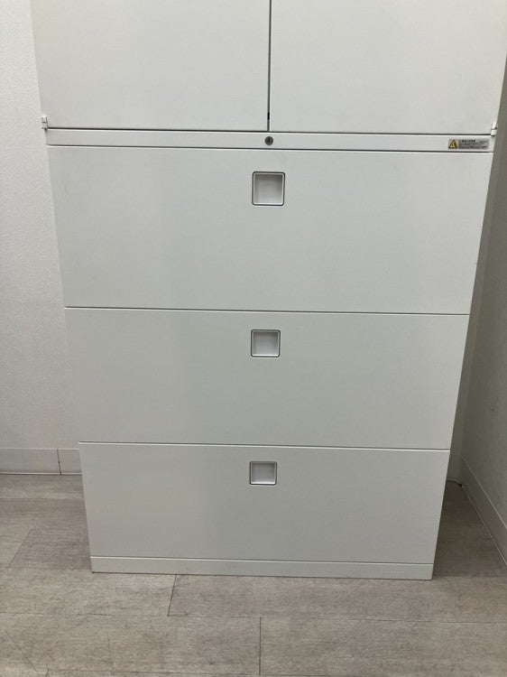 オカムラレクトラインシリーズ 両開きラテラル上下書庫 商品画像9