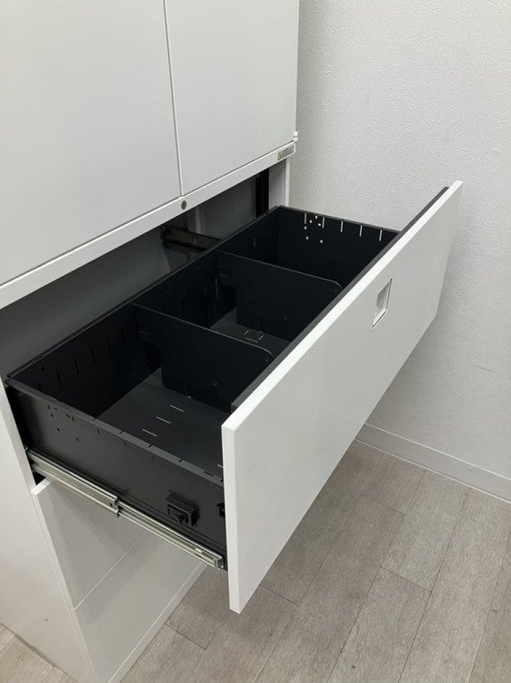 オカムラレクトラインシリーズ 両開きラテラル上下書庫 商品画像10
