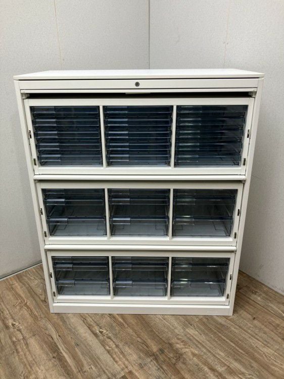 オカムラレクトラインシリーズ 天板付ケンドン扉A4クリアケース書庫 商品画像1